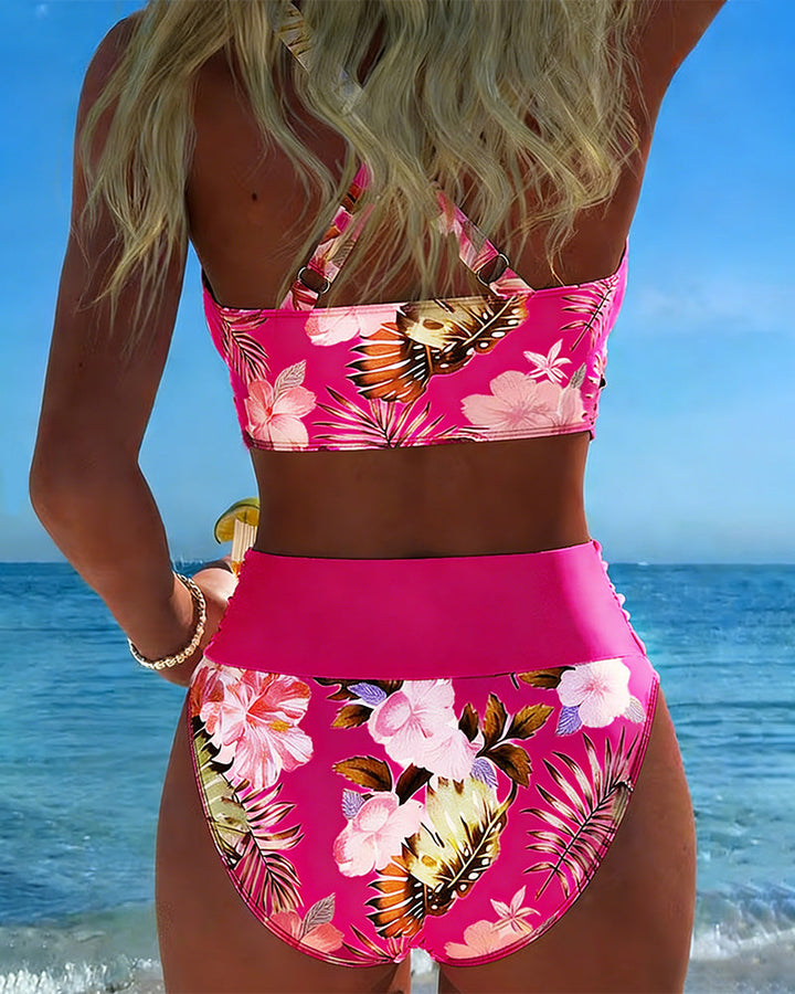 Seraphina | Floral Split Bikini