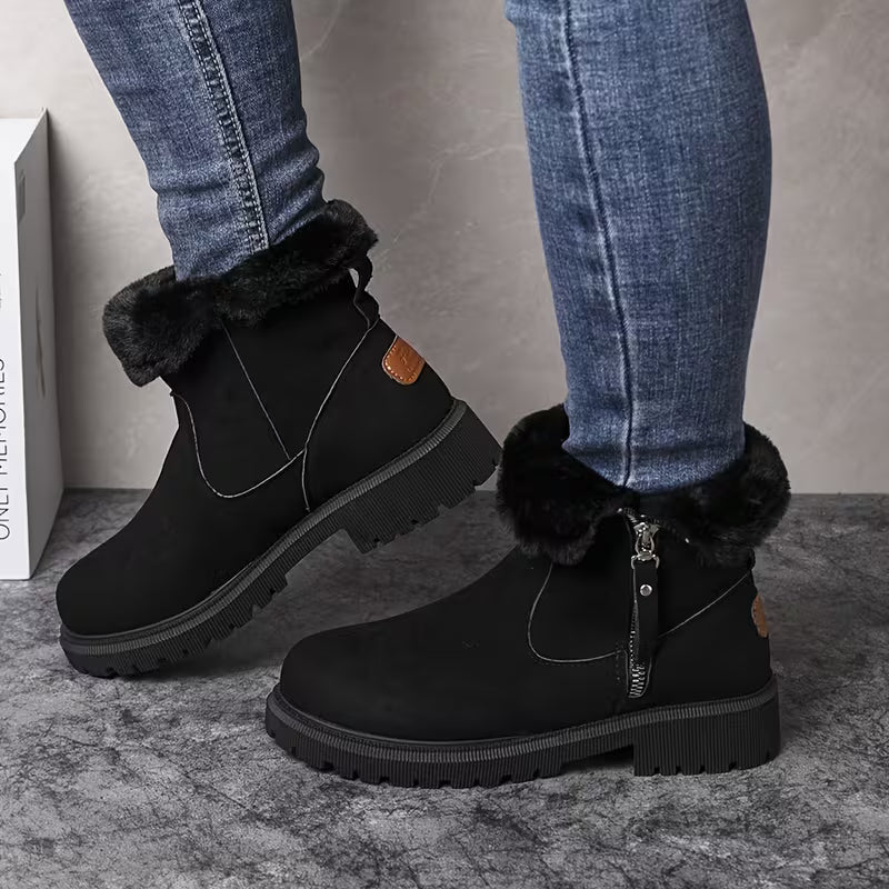 Elara | Cozy Plush Boots