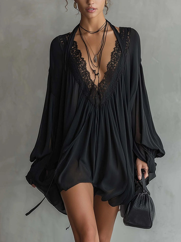 Luna | Halter Mini Dress