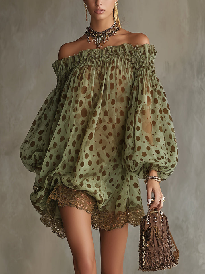 Mireille | Polka Dot Dress