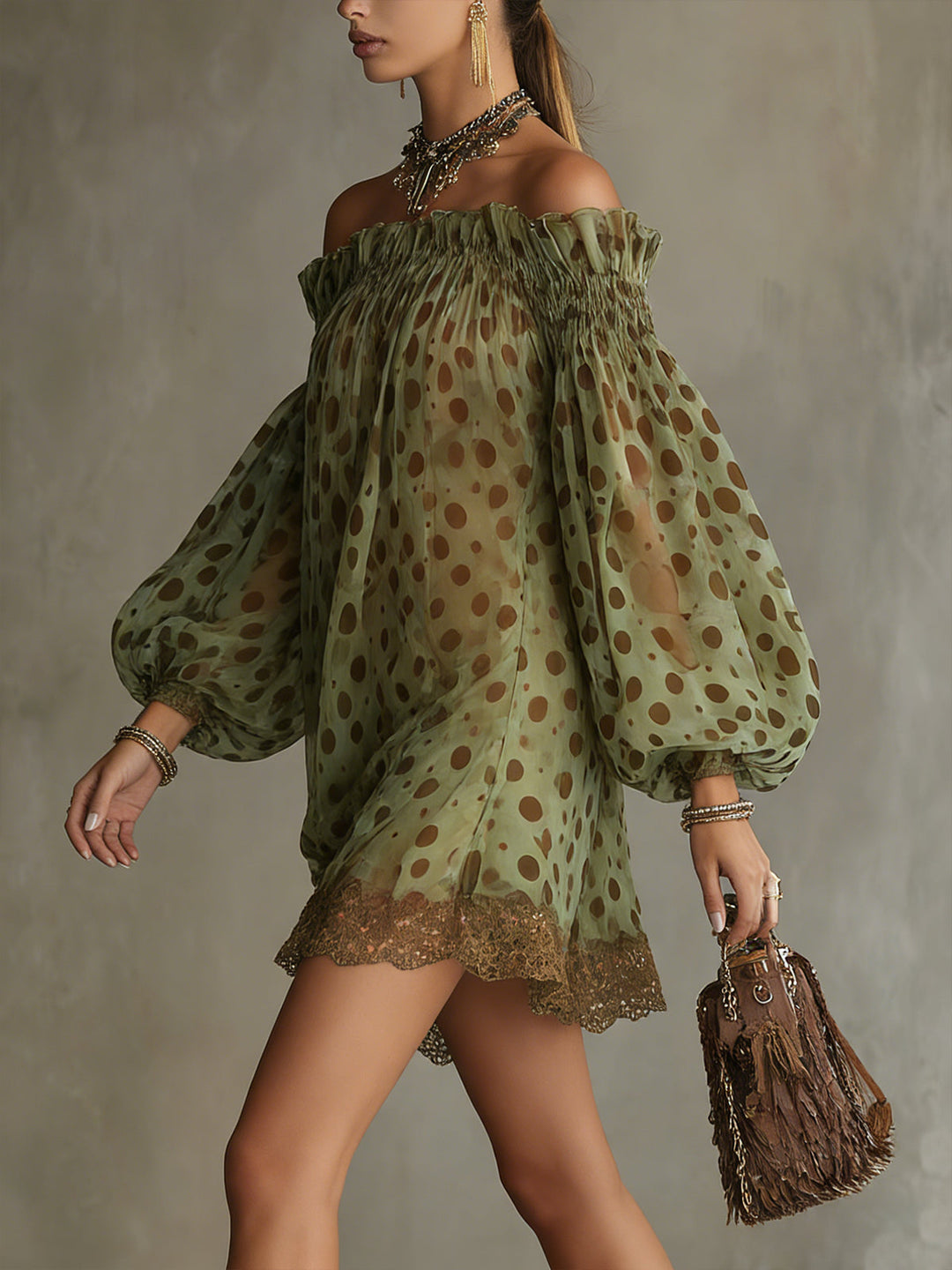 Mireille | Polka Dot Dress