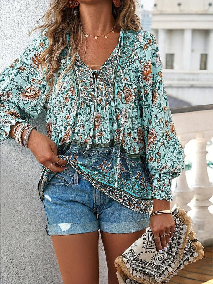 Elara | Floral Blouse