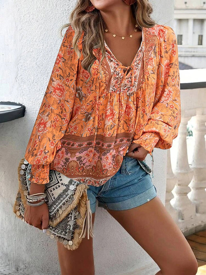 Elara | Floral Blouse