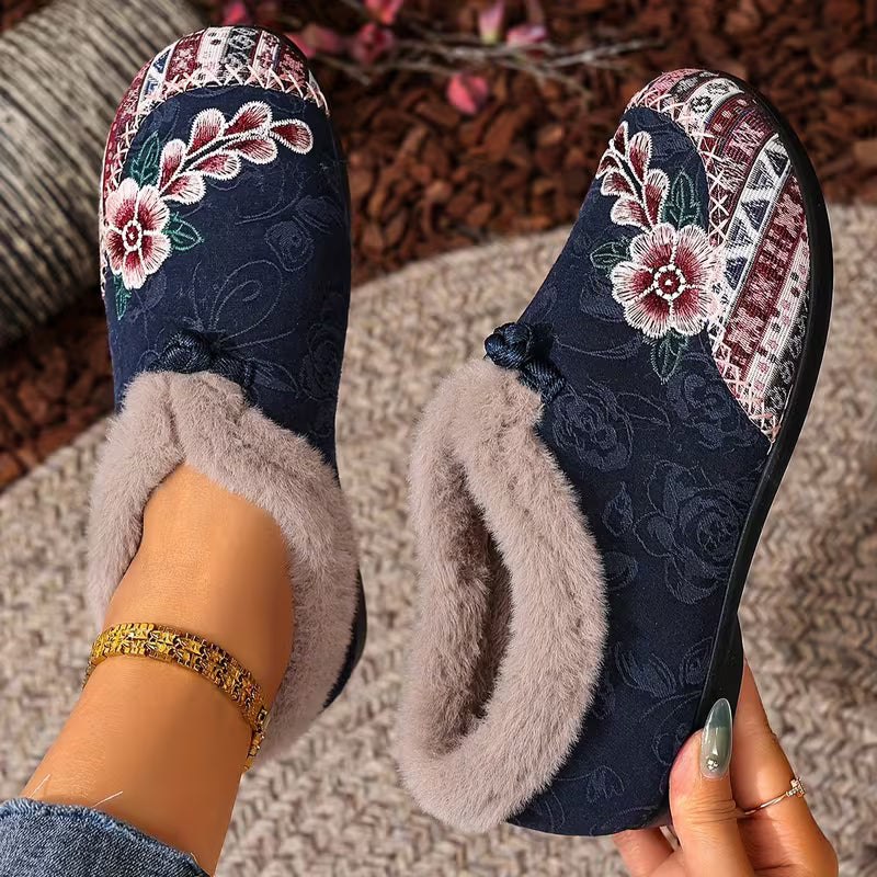 Selene | Floral Ankle Boots
