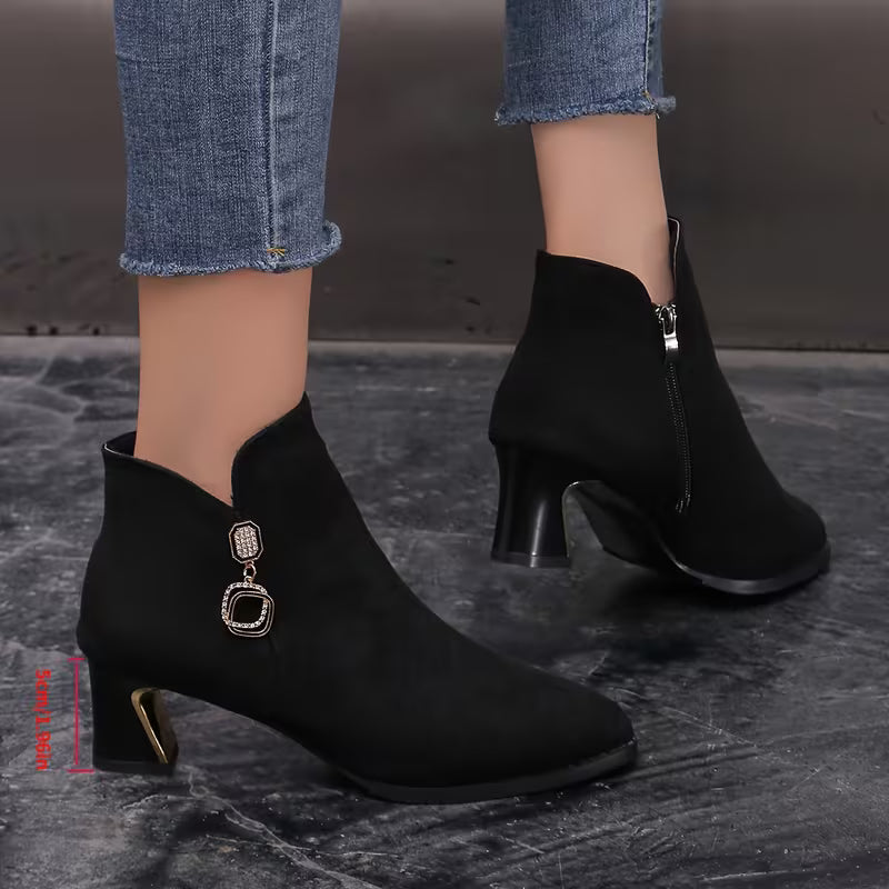 Elowen | Pointed Toe Ankle Boots