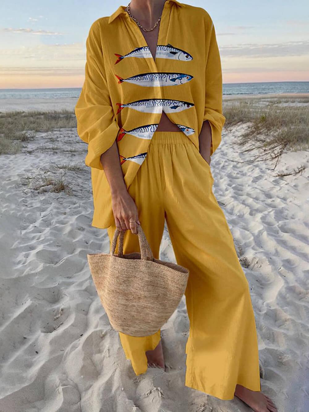 Isolde | Oversized Shirt Set