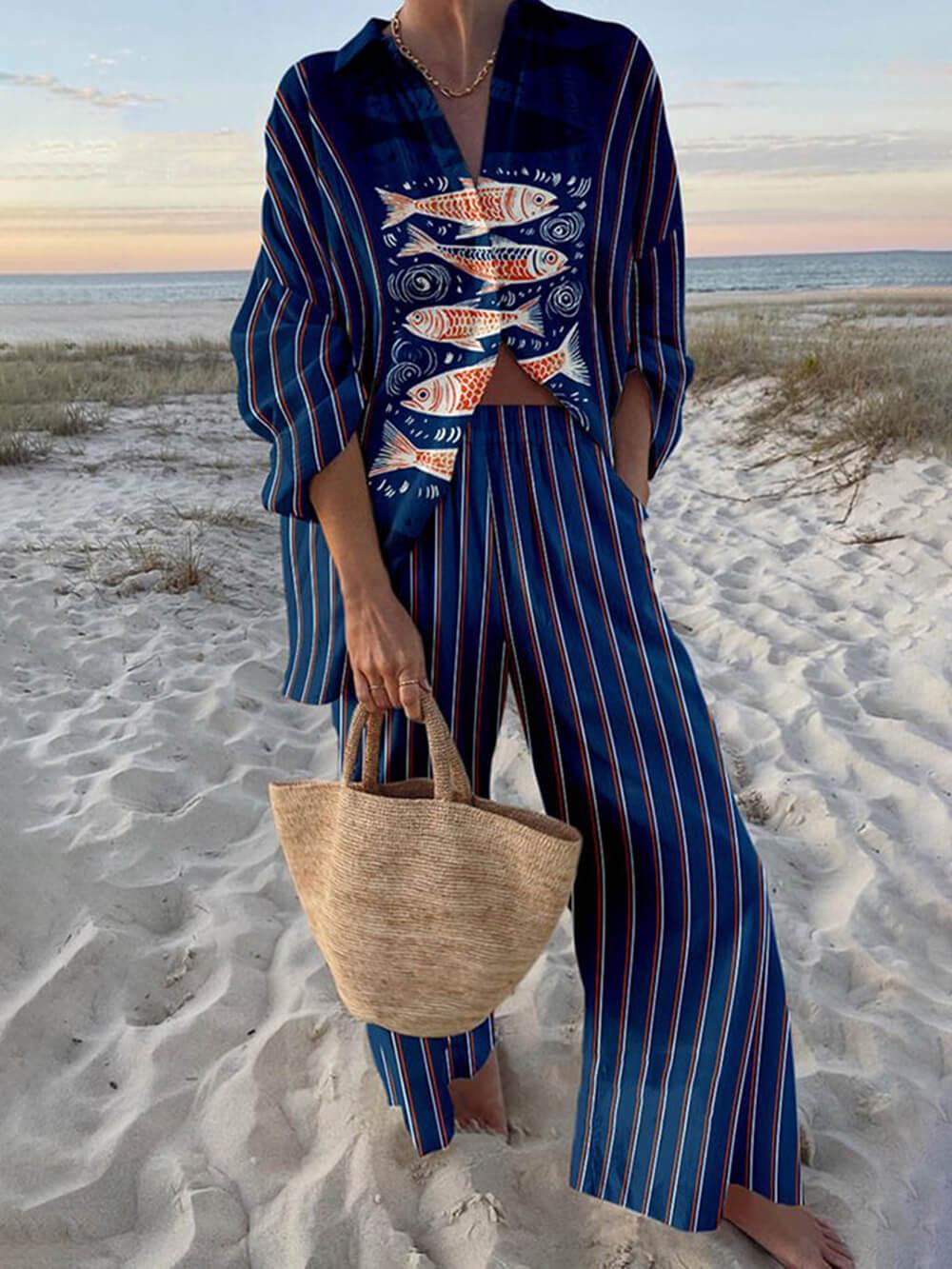 Isolde | Oversized Shirt Set