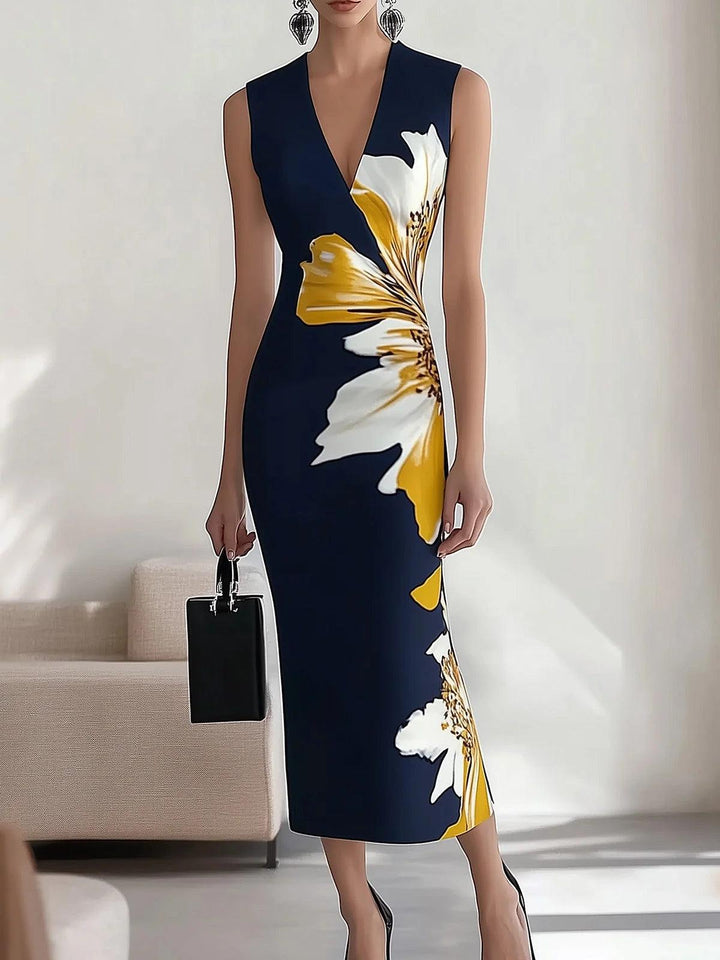 Aria | Elegant Midi Dress