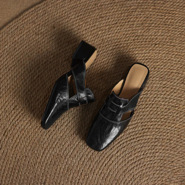 Elowen | Leather Mules