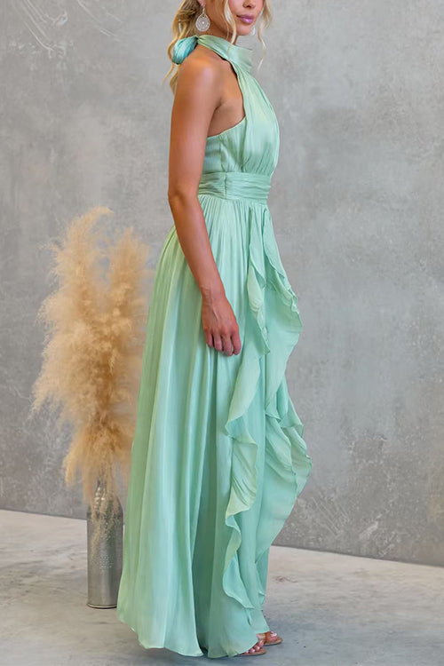 Celia | Halter Maxi Dress