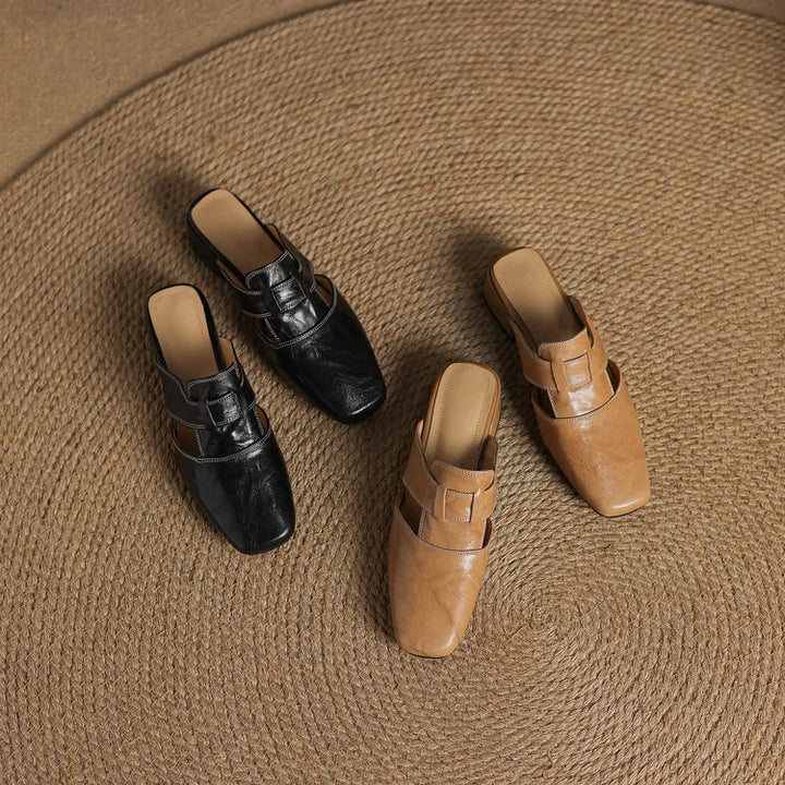Elowen | Leather Mules