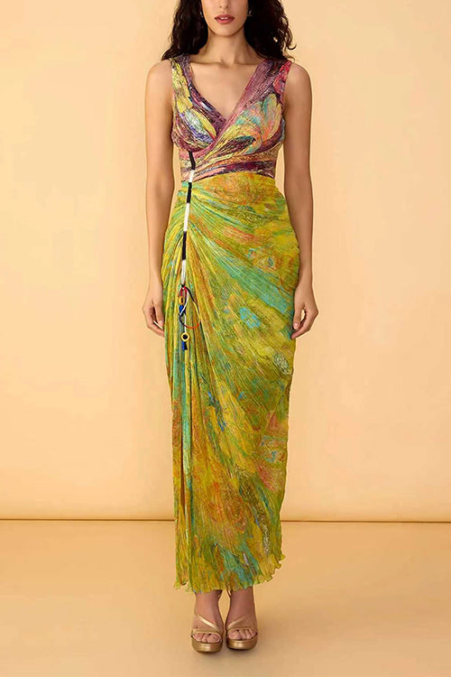 Sophie | V-Neck Maxi Dress
