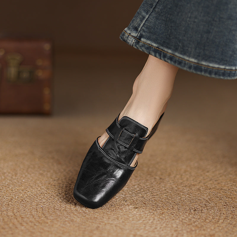 Elowen | Leather Mules
