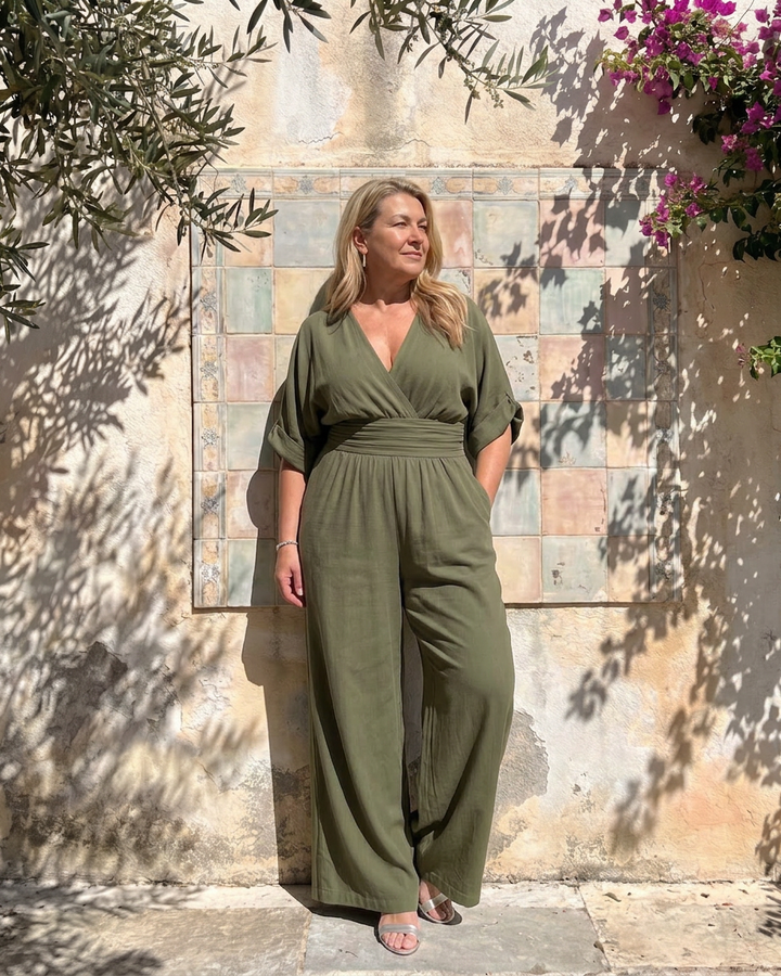 Zara | V-Neck Jumpsuit