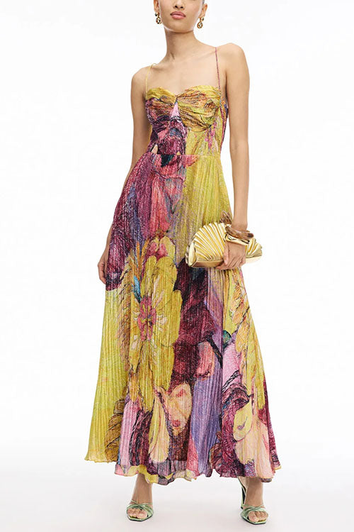 Elara | Floral Maxi Dress