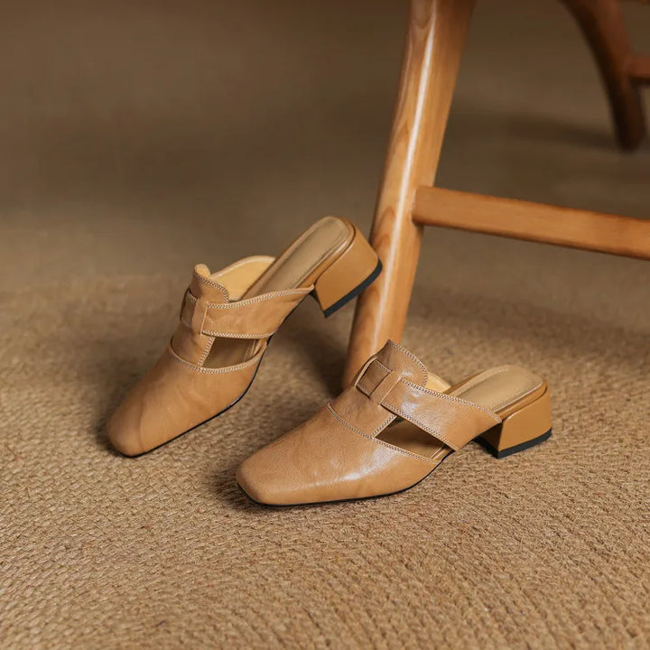 Elowen | Leather Mules