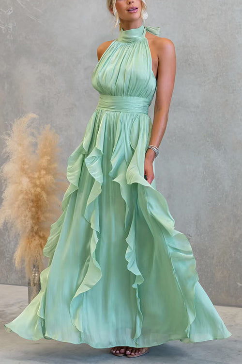 Celia | Halter Maxi Dress
