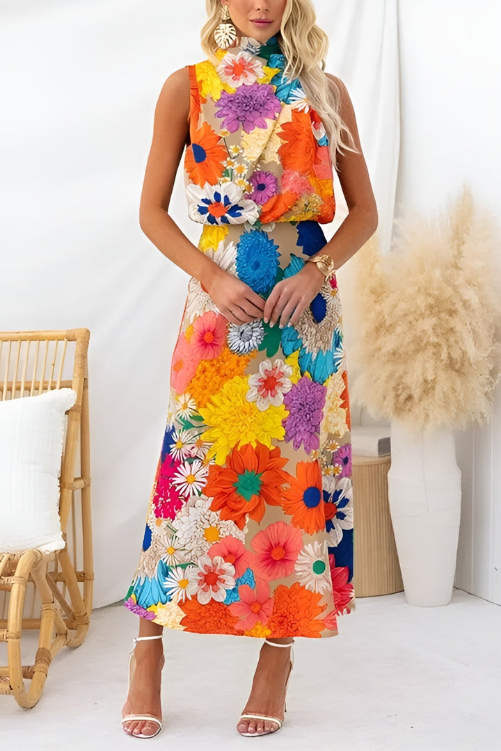 Lila | Floral Maxi Dress