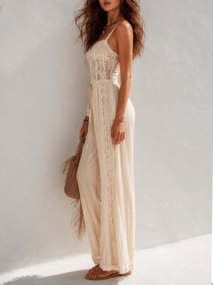 Lydia | Lace Wide-Leg Jumpsuit