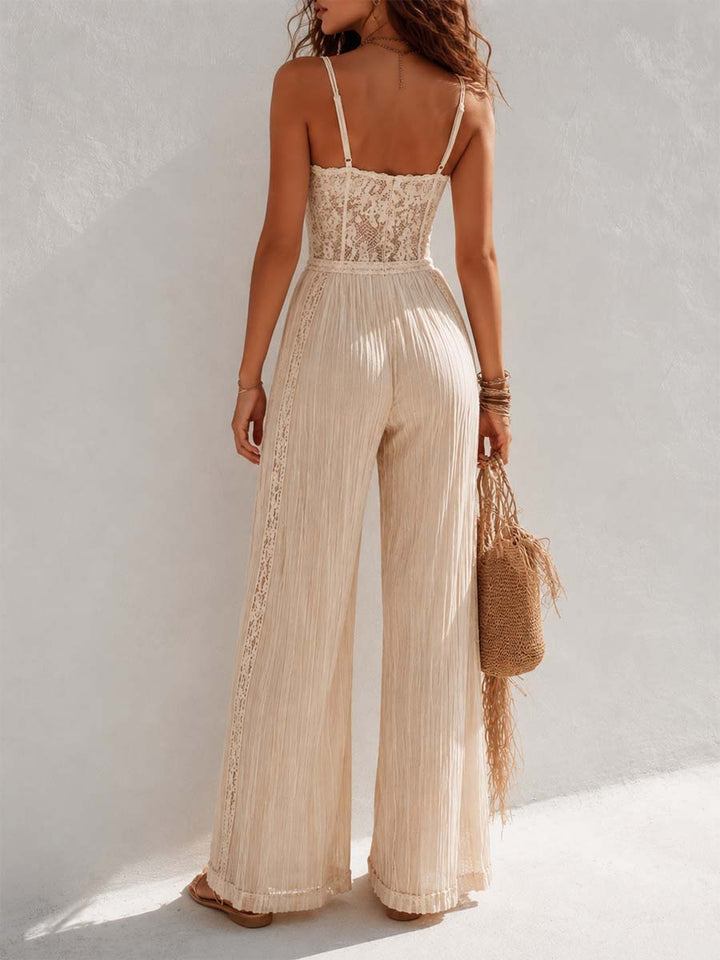 Lydia | Lace Wide-Leg Jumpsuit