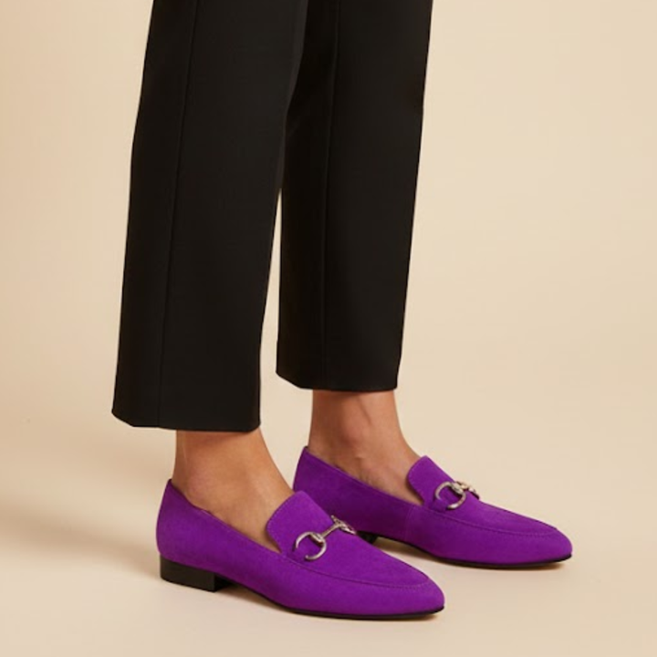 Lila | Suede Loafers
