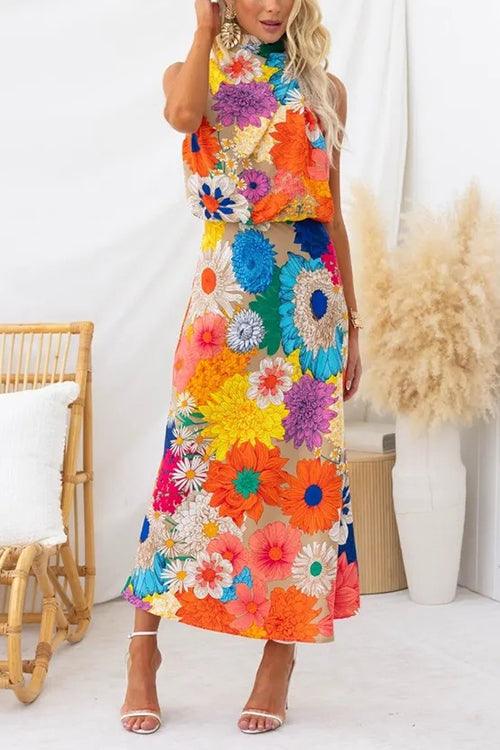 Lila | Floral Maxi Dress
