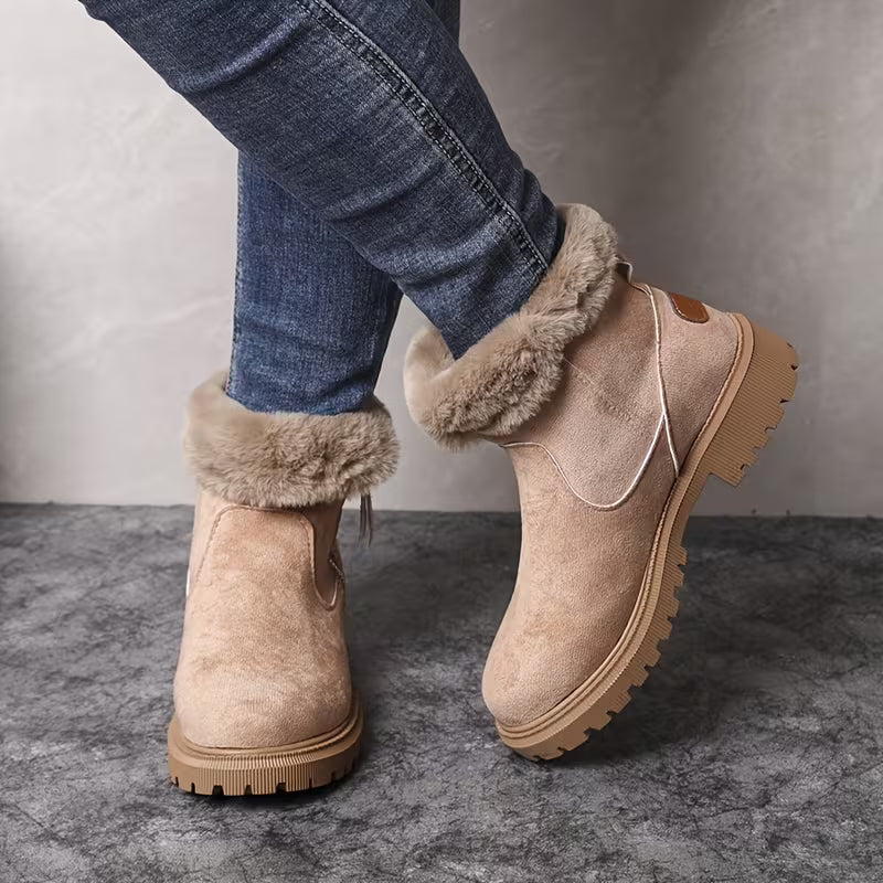 Elara | Cozy Plush Boots