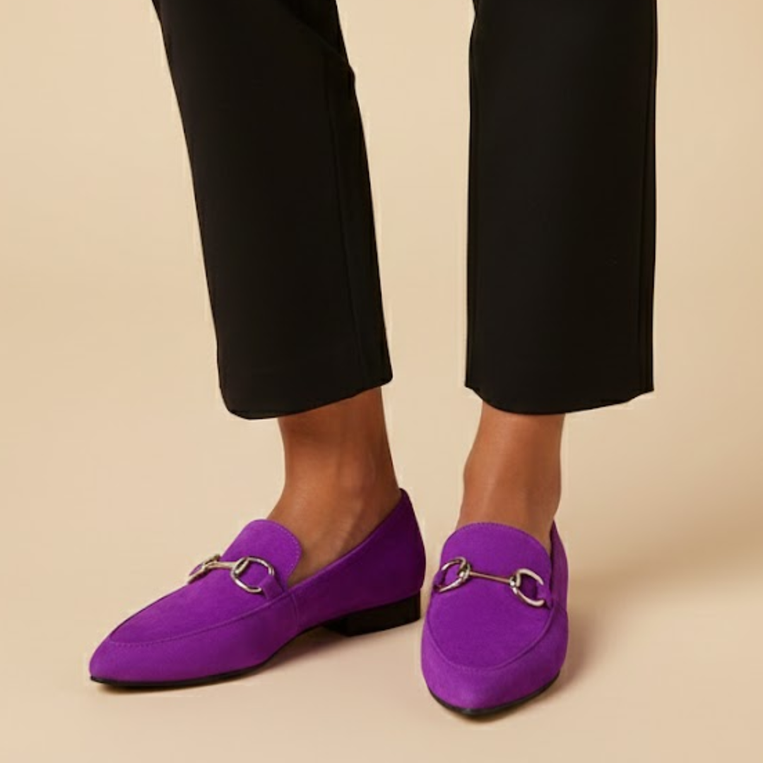 Lila | Suede Loafers