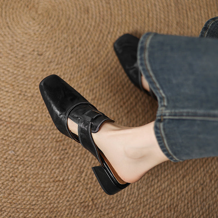 Elowen | Leather Mules