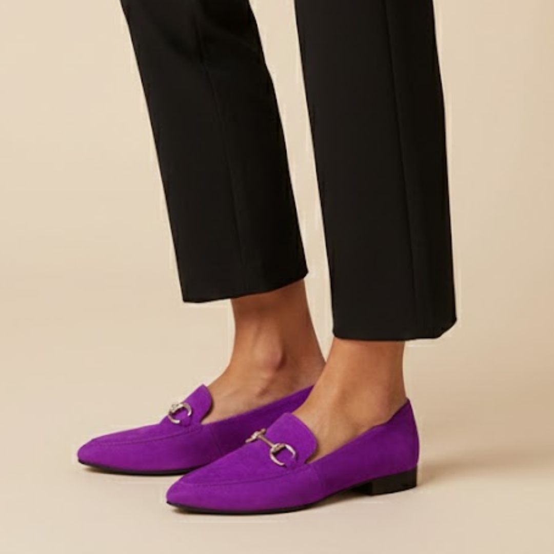 Lila | Suede Loafers