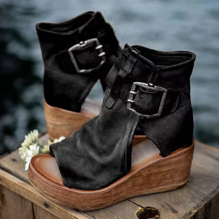 Isolde | Boho Wedge Sandals