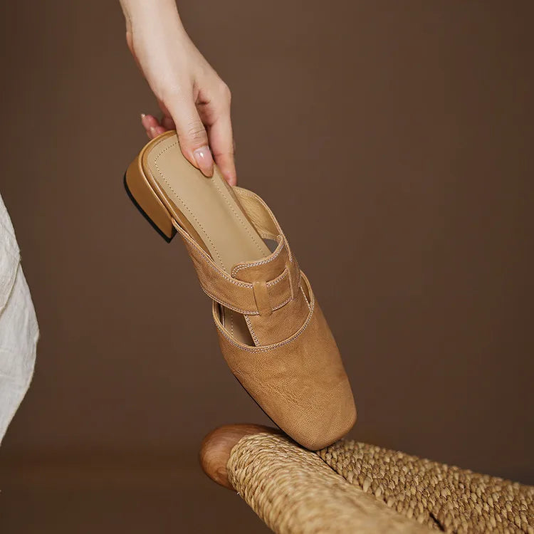 Elowen | Leather Mules