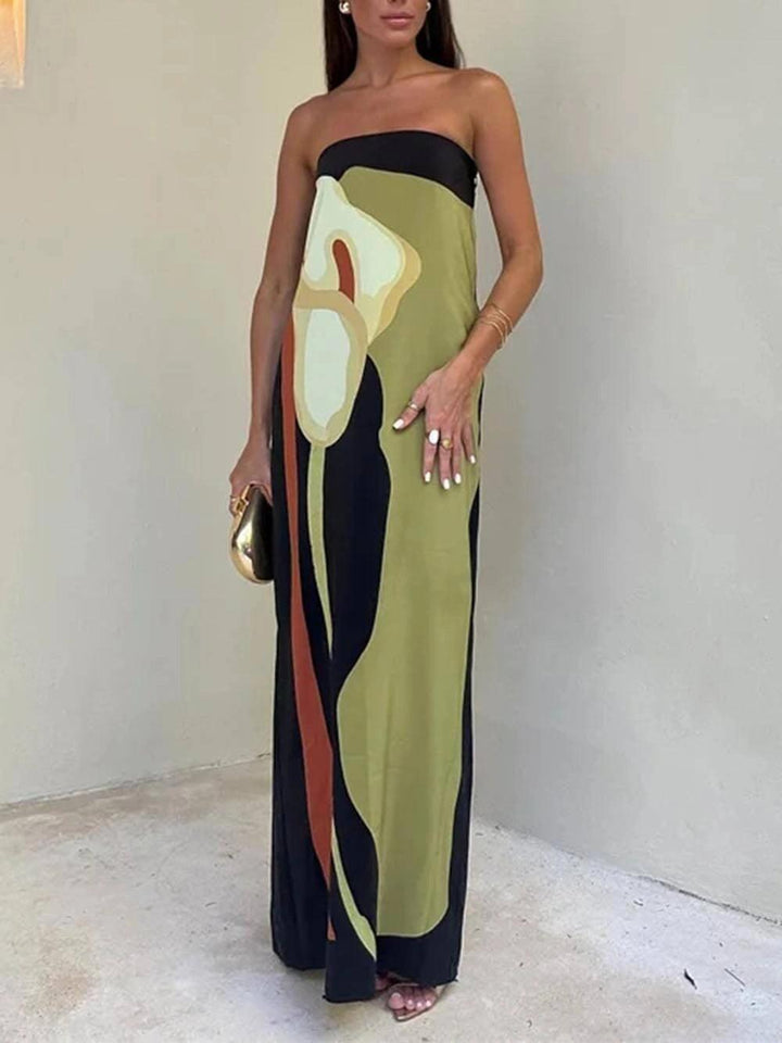 Lila | Strapless Maxi Dress