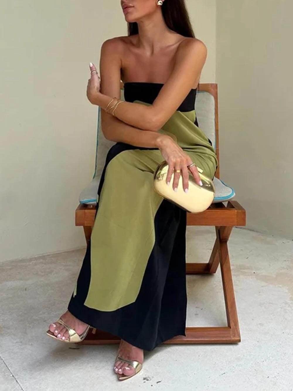 Lila | Strapless Maxi Dress