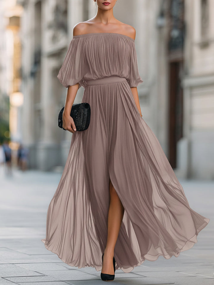 Elara | Off-Shoulder Maxi Dress