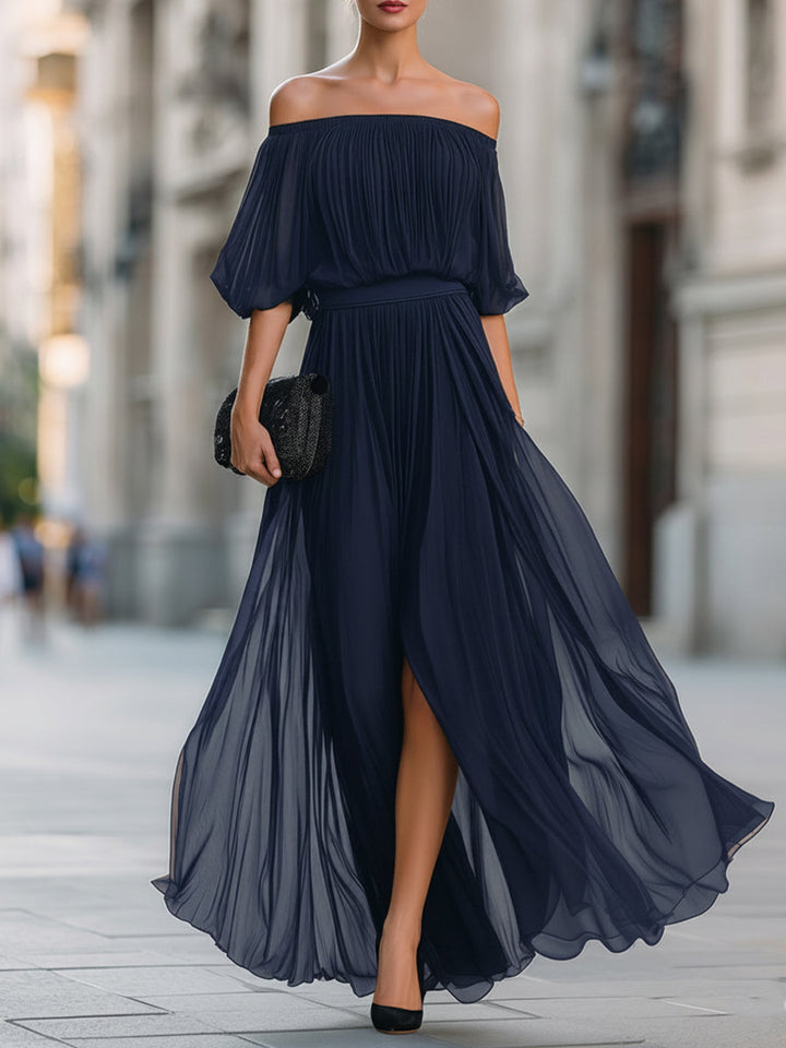 Elara | Off-Shoulder Maxi Dress