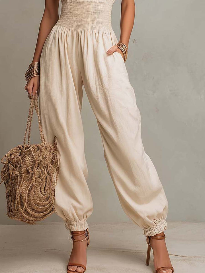 Zara | Linen Harem Jumpsuit