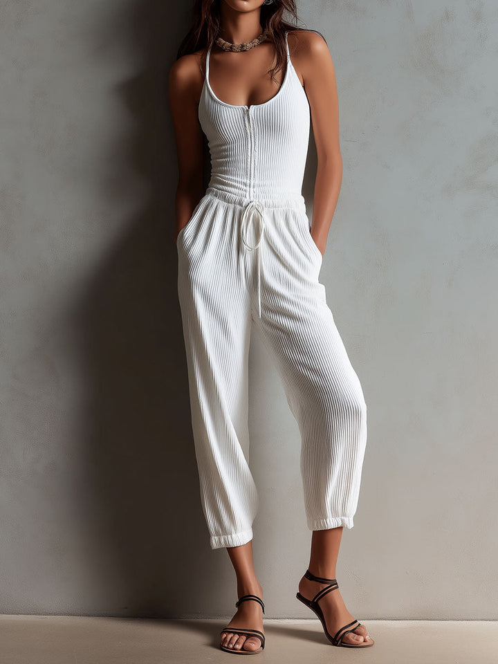 Celeste | Casual Ribbed Jumpsuit