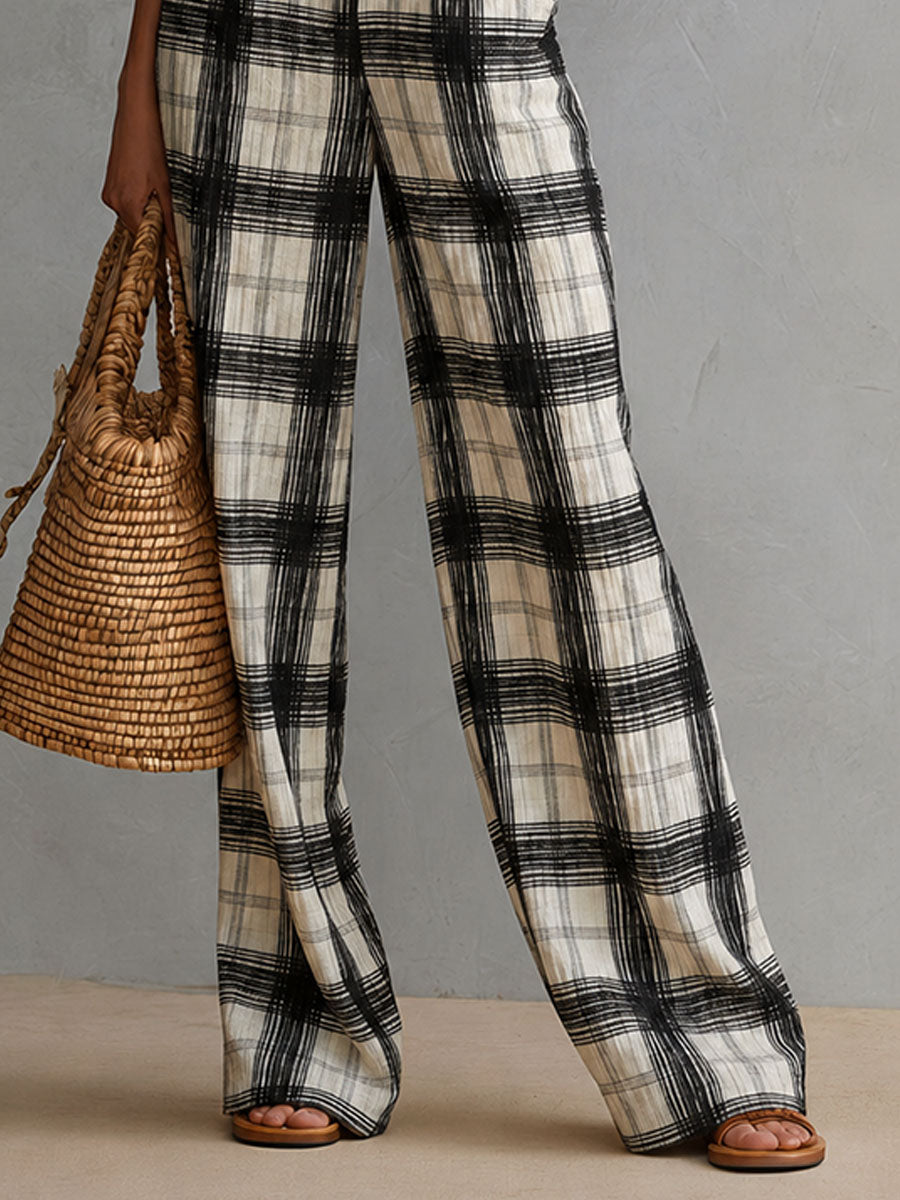 Althea | Linen Wide-Leg Jumpsuit