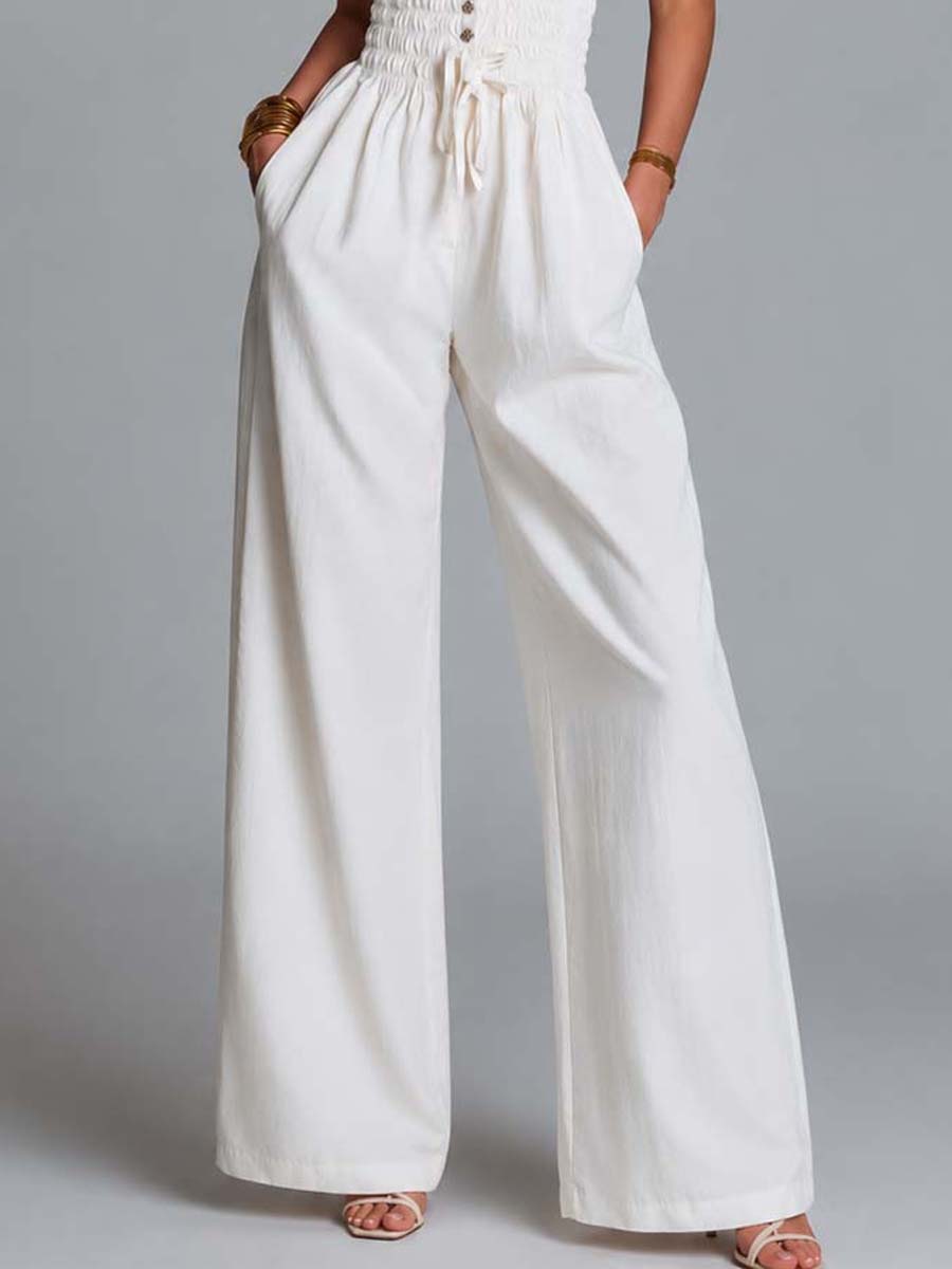 Elena | Ruffled Wide-Leg Jumpsuit