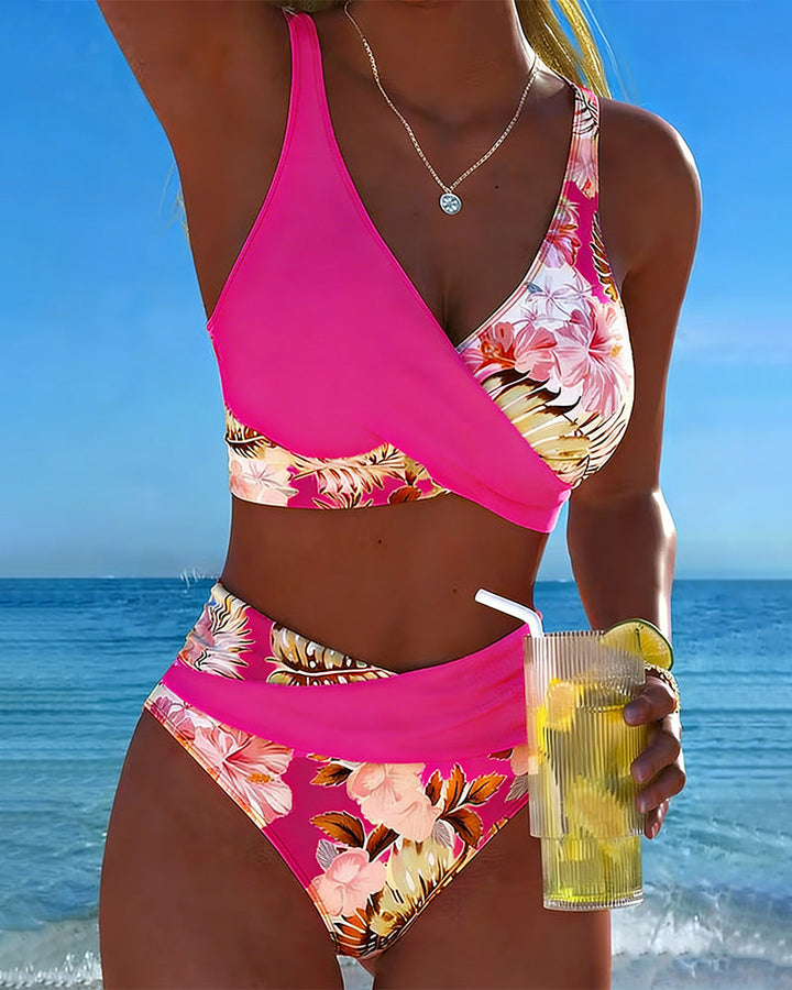 Seraphina | Floral Split Bikini