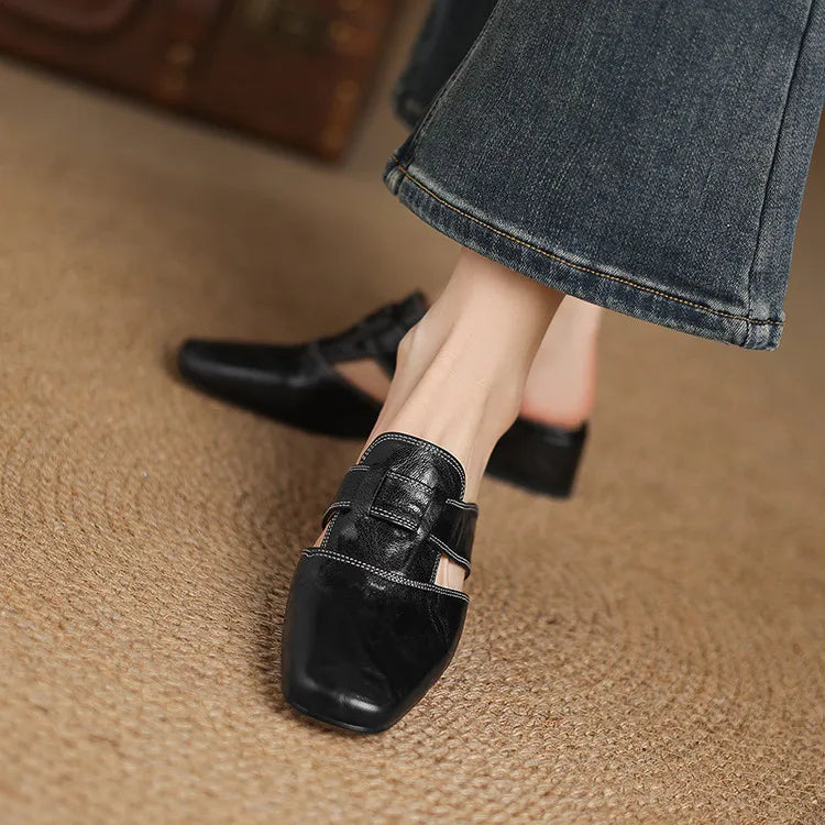 Elowen | Leather Mules