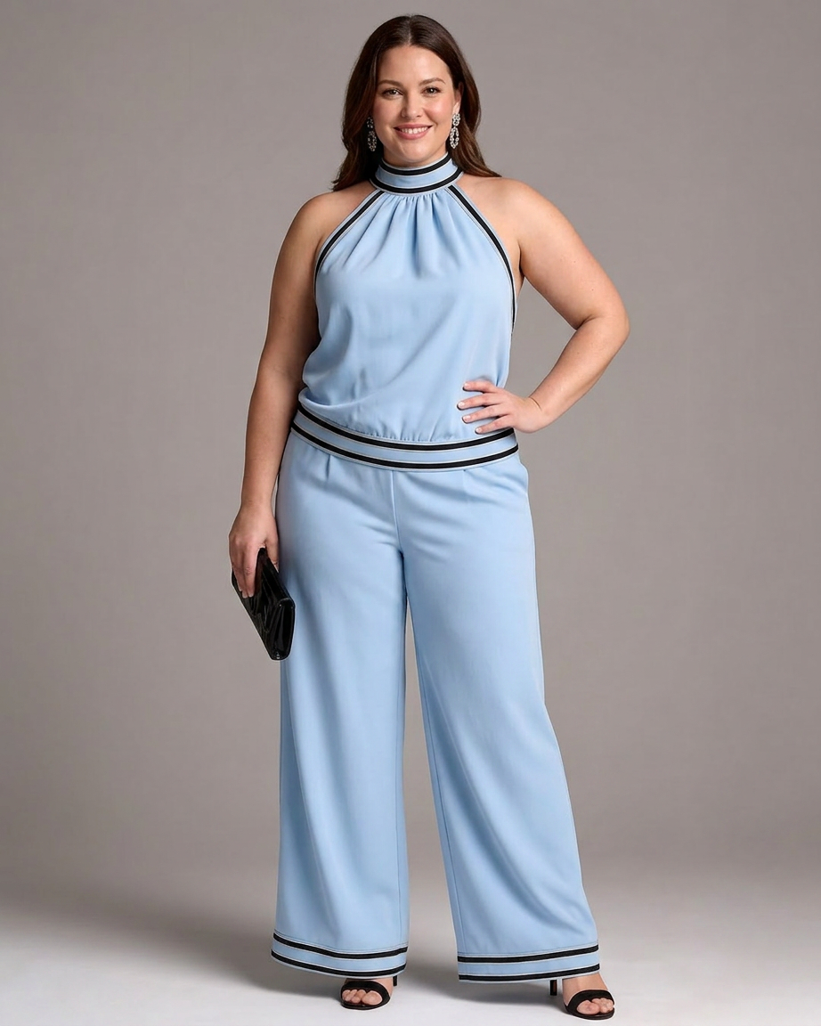 Isolde | Halter Neck Jumpsuit