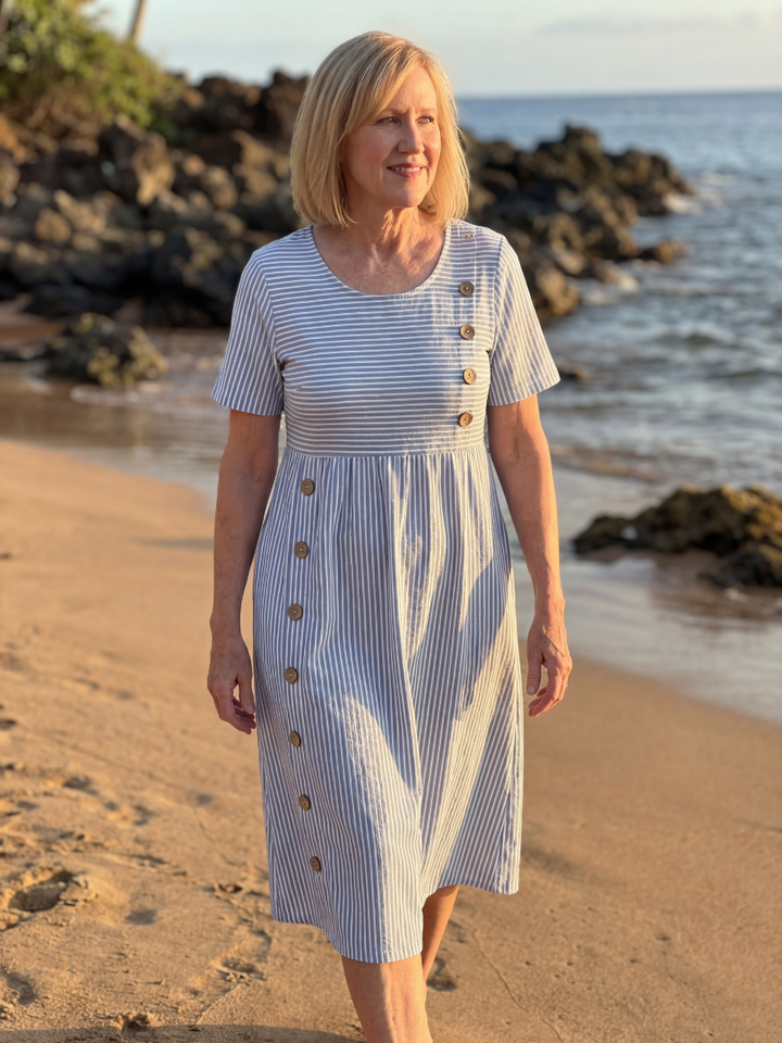 Liora | Casual Midi Dress