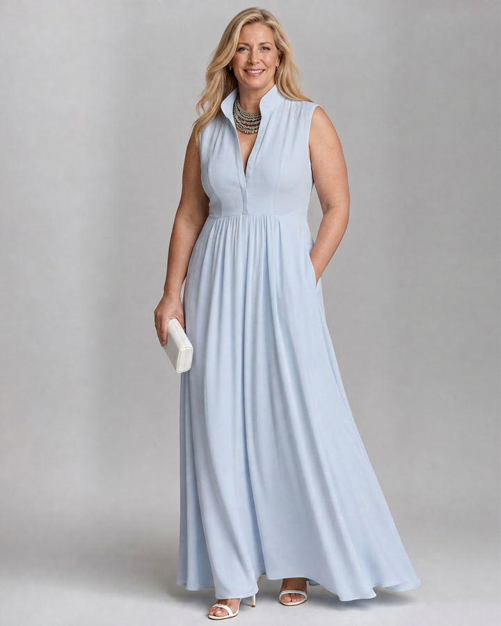 Adelaide | Sleeveless Wide Leg Jumpsuit