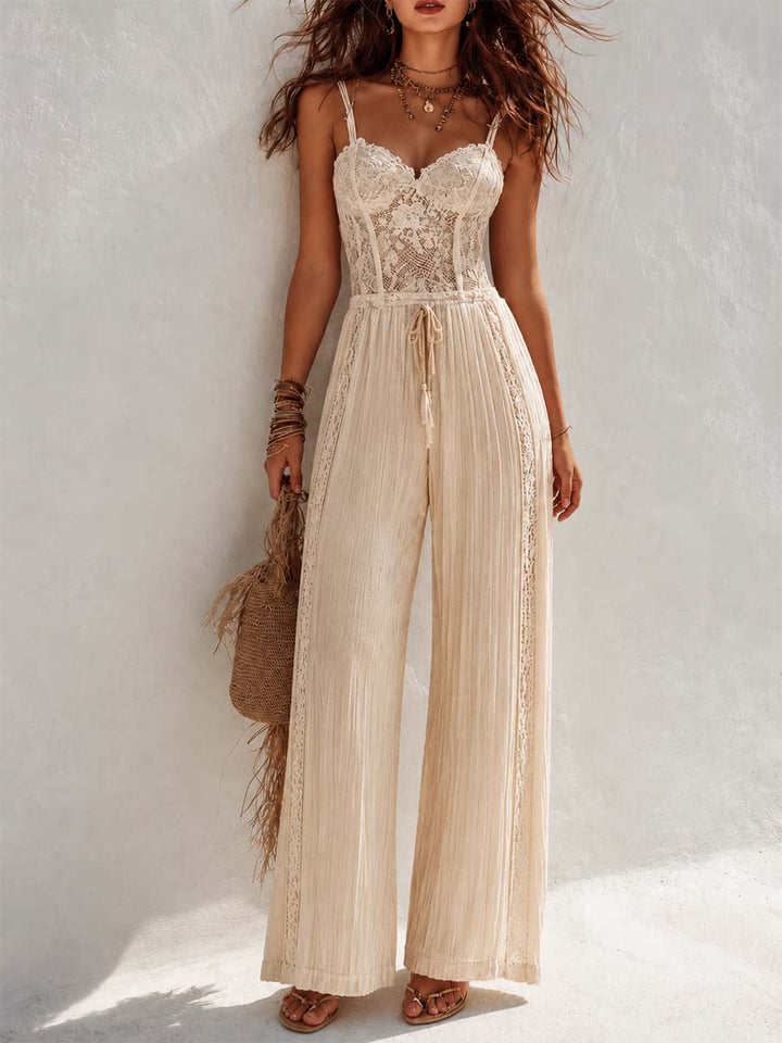 Lydia | Lace Wide-Leg Jumpsuit