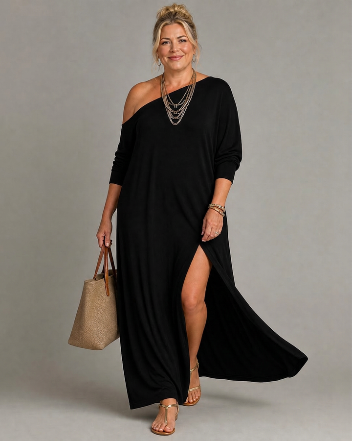 Livia | One Shoulder Midi Dress