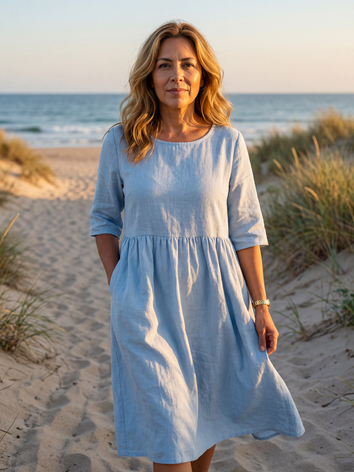 Lila | Casual Midi Dress