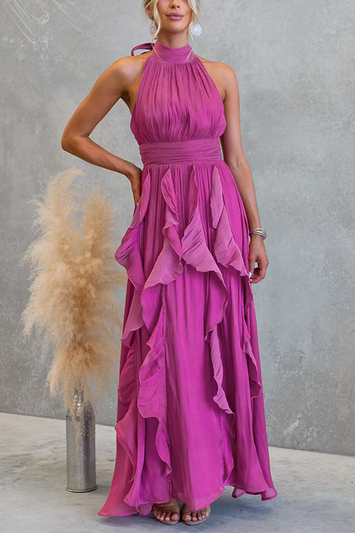 Celia | Halter Maxi Dress