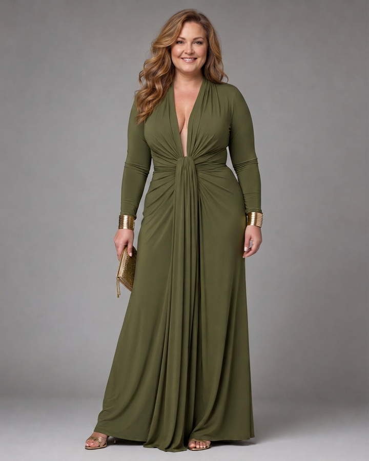 Nora | V-Neck Maxi Dress